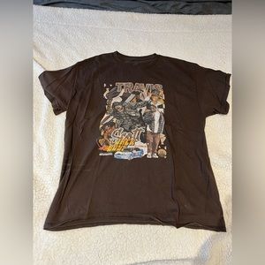 Travis Scott T-Shirt Brown Graphic - Men’s Size Extra Large - Pre-Owned